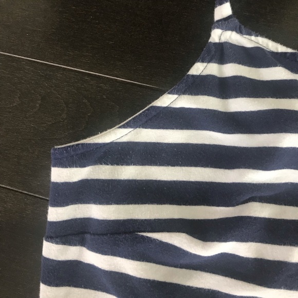 Nautical Navy and White Striped Dress - Picture 6 of 6